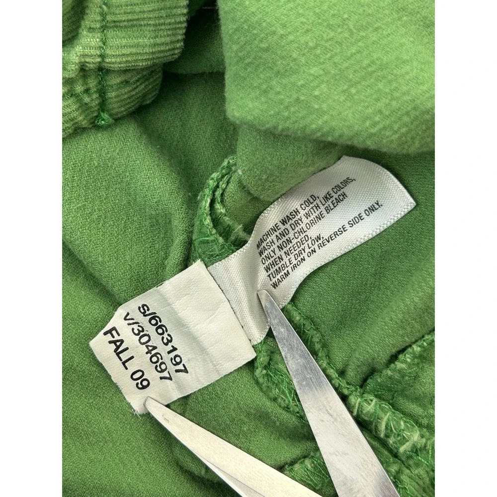 Baby Gap Corduroy Tunic Top Girls 18-24 Months Green Long Sleeve Peplum Fall